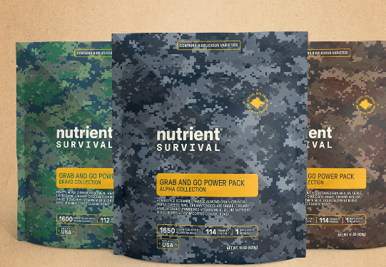 I'm doing more than survive with Nutrient Survival's Grab and Go Packs